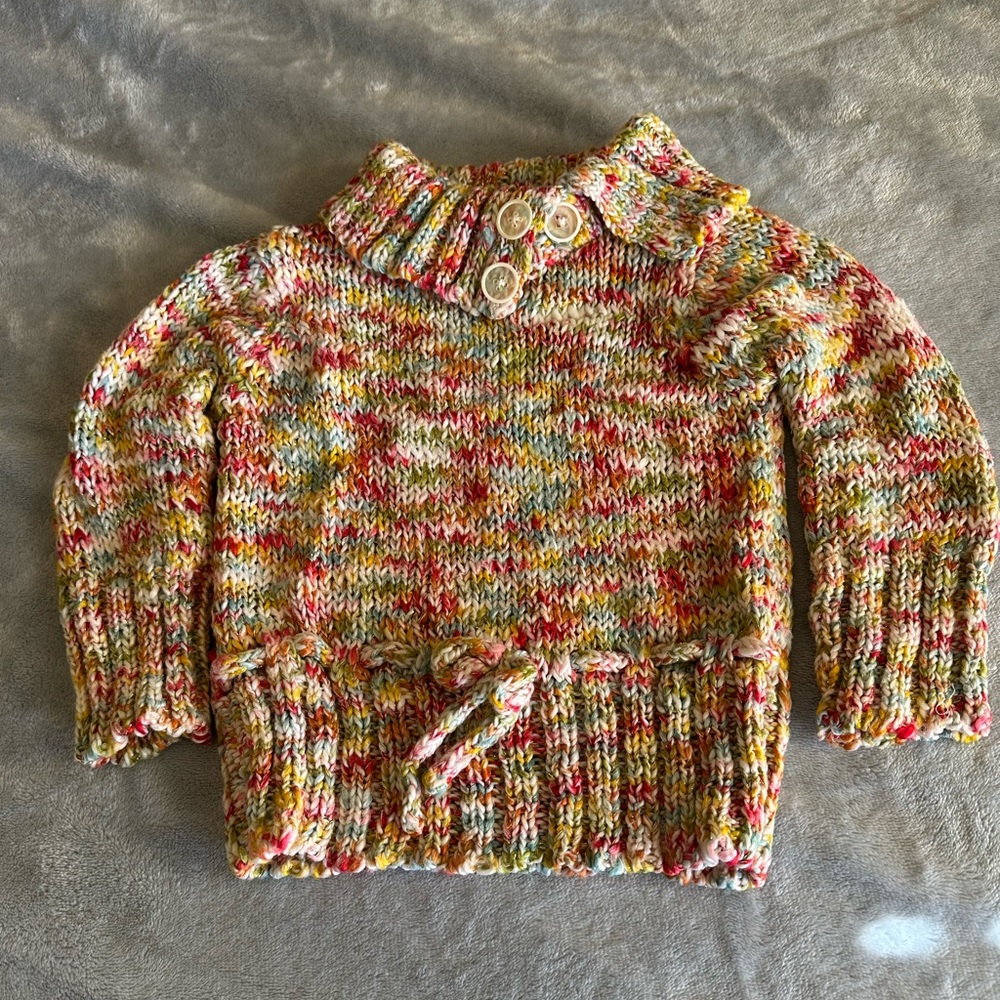 Circo Multicolor Knit Sweater - Pink, Yellow, Green, Blue